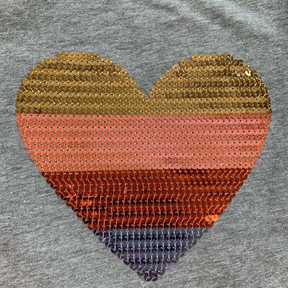 Arizona Jean Co NWT Girls Plus Size Sequined Top - Picture 2 of 8